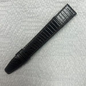 Gucci leather strap 16mm. Dark brown